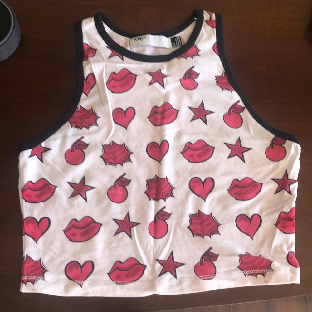 Crop top tank top